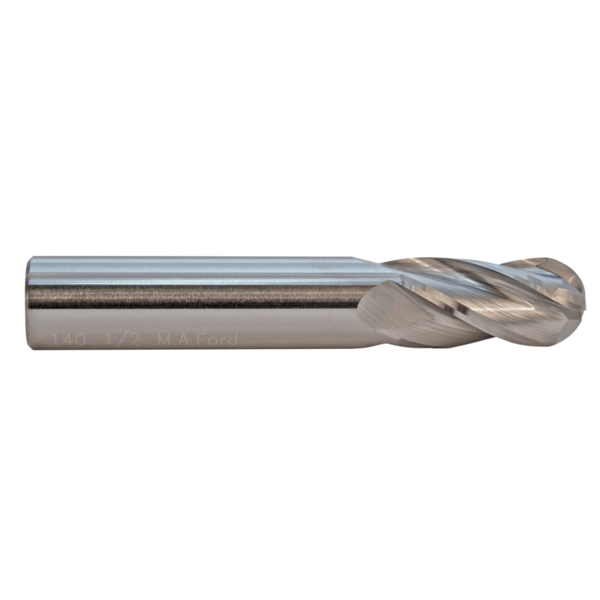 M.A. Ford Tuffcut Gp 4 Flute Ball Nose End Mill, 3.0Mm 14011810